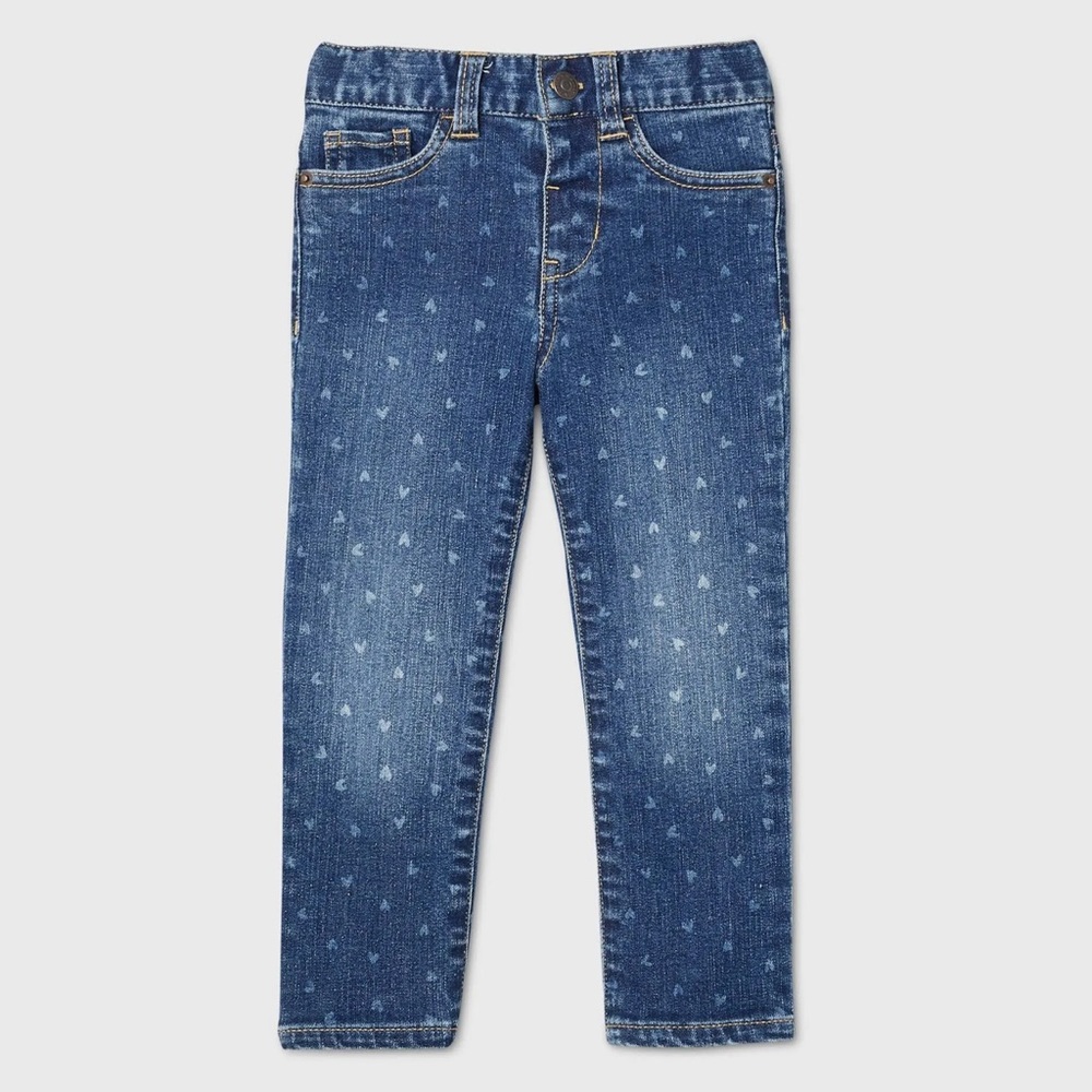 Target Cat & Jack Heart Toddler Jeans